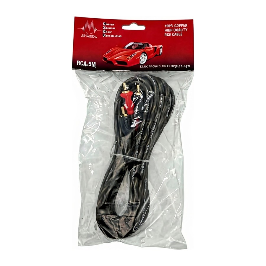 Rca 2.1 кабель 5m. медь