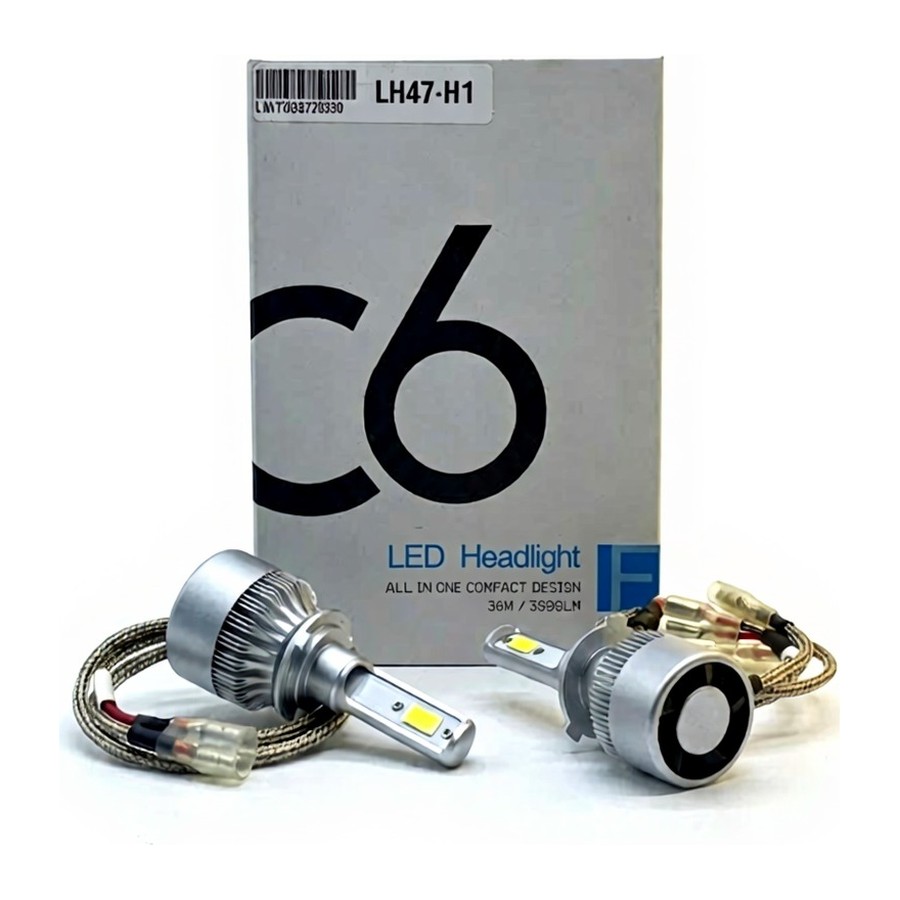 Светодиодная LED лампа C6 H1, 6000K
