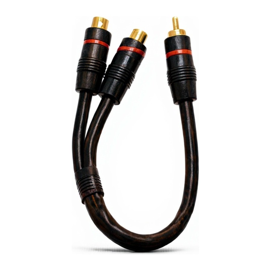 Y-разветвитель RCA 1-Папа 2-Мама для усилителя и автозвука